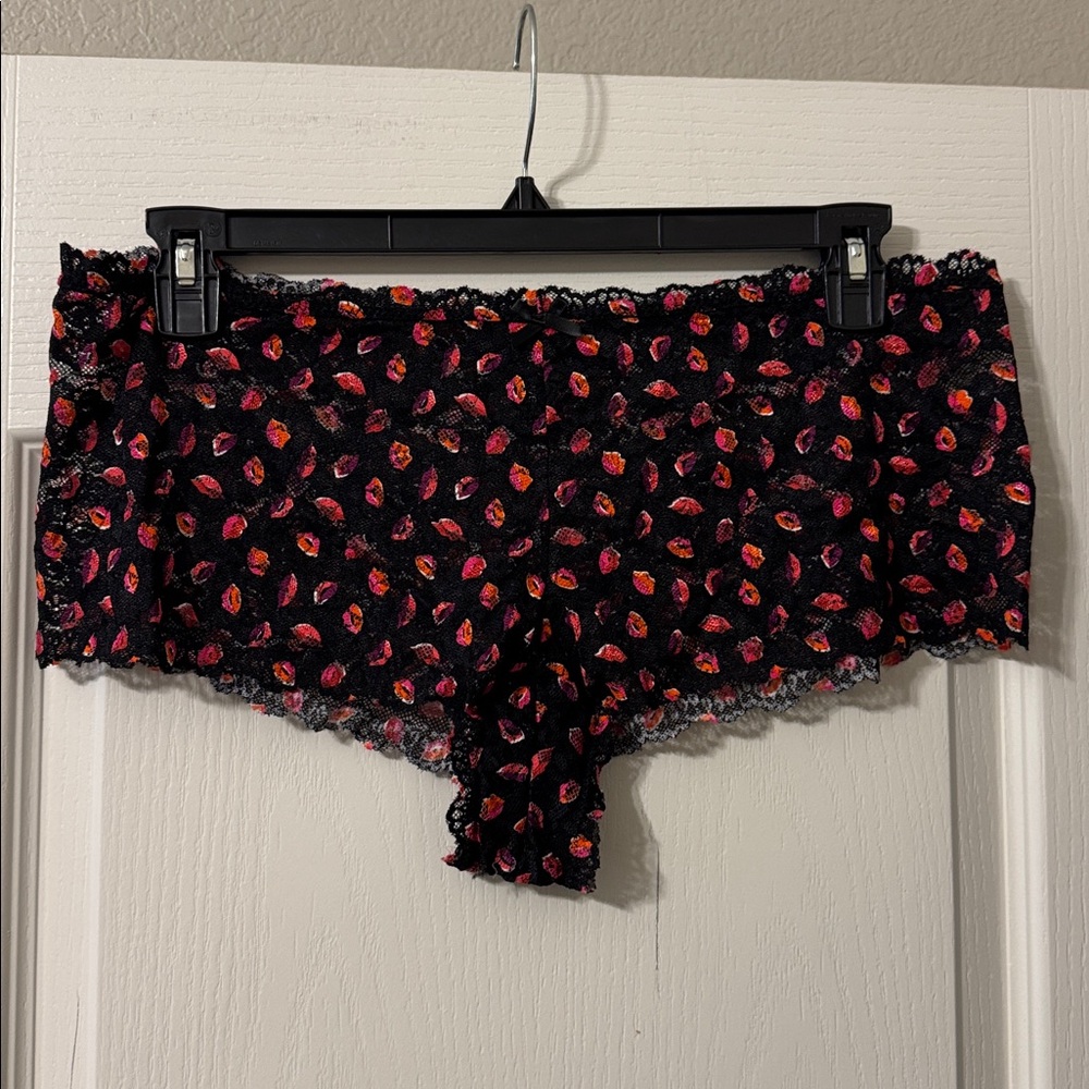 Torrid 3X Cheeky Lace Panties in Black Kiss